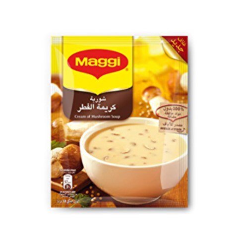 شوربه ماجي بالفطر